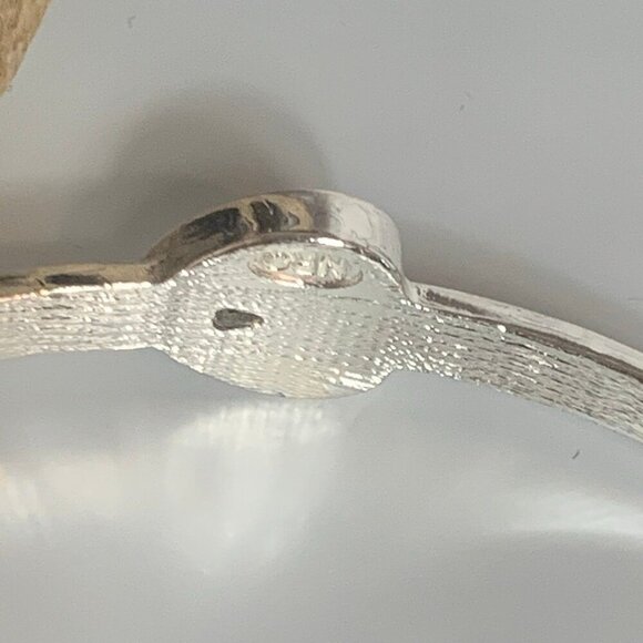Avon You Hold the Key Silver Tone Cuff Bracelet - Picture 3 of 6